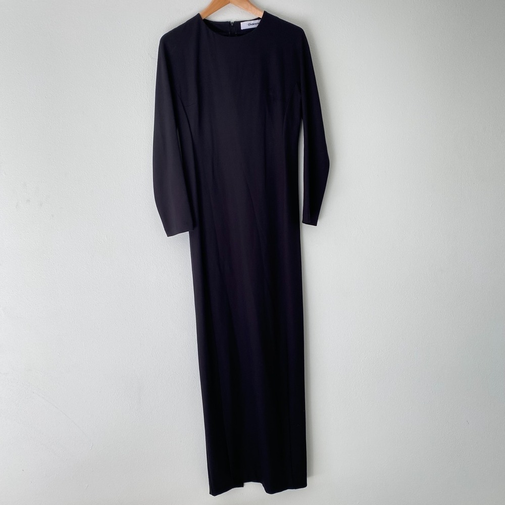 Chalayan womens Signature Nothing Dress IT 46 US 10 M Minimalist long sleeve